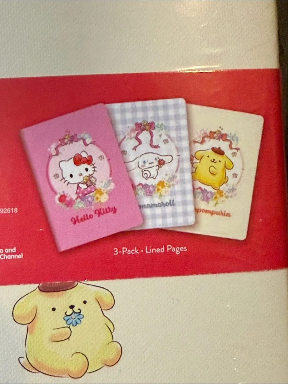 Hello Kitty & Friends Notebook Trio- NEW